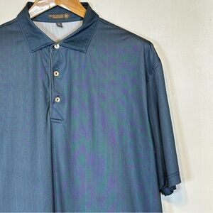 Peter Millar Navy Polo Shirt Made for the Colonial Golf Club Size XL